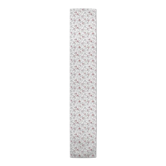 Holly And Leaves 16x72 Cotton Twill Runner